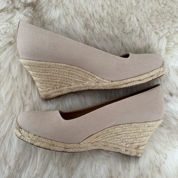 J Crew Wedge Canvas Espadrilles 8.5 - Picture 2 of 4